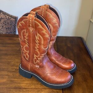 Justin Boots Gypsy Brown Western Cowboy Boots 🆕